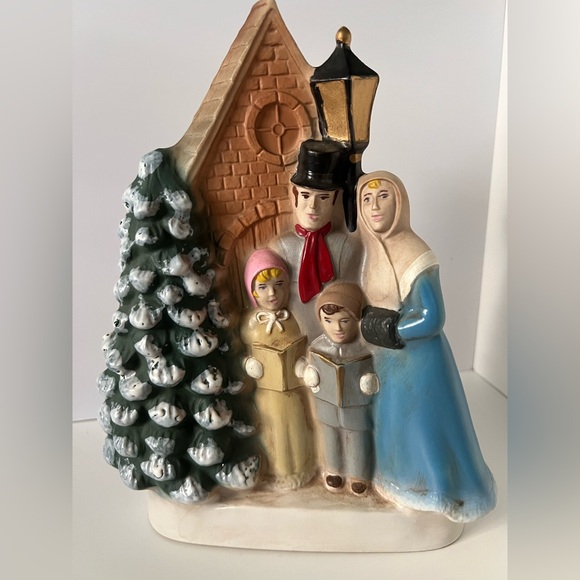 Jim Beam Vintage 1988 Collectible Christmas Carolers Holiday Decanter Flask - Picture 8 of 10